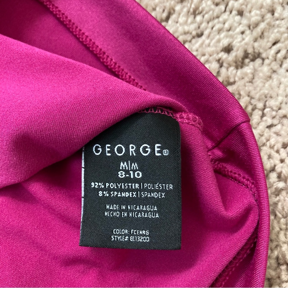 GEORGE ATHLETIC TANK TOP Women’s Size Medium 8-10 Stretchy Color Pink Pullover - Picture 7 of 9